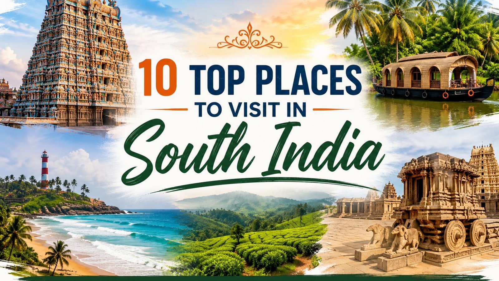 10 Top Places to visit in South India